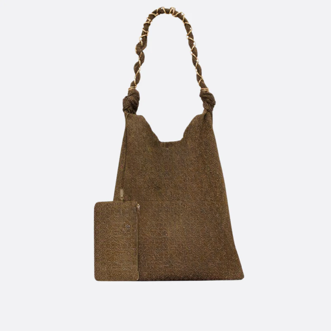 Tote-Bag mit Jacquard-Muster