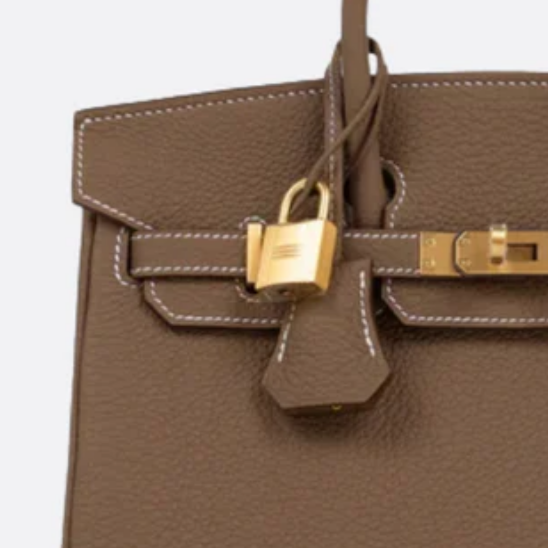 Klassische Lederhandtasche