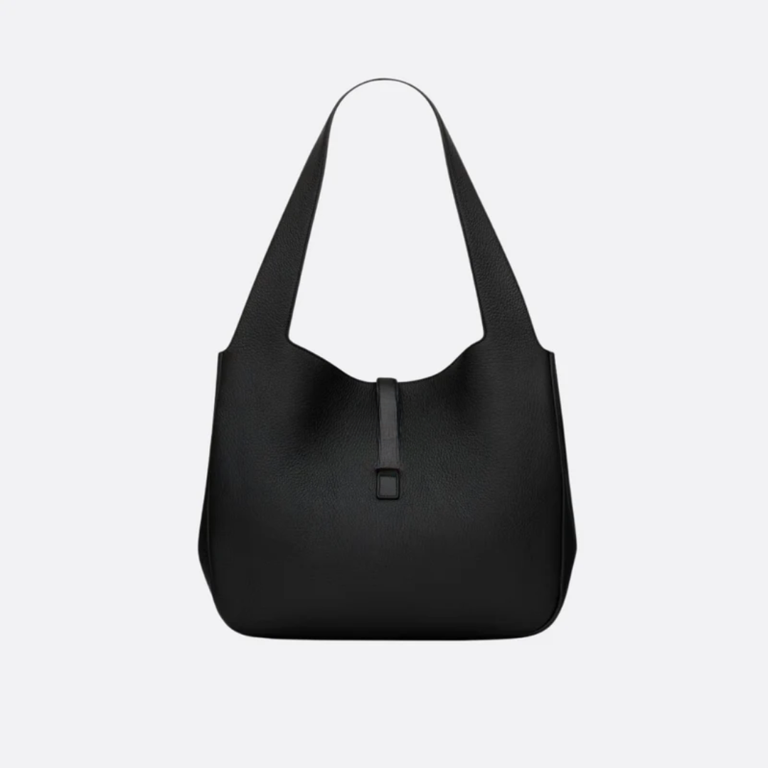 Genarbte Ledertasche