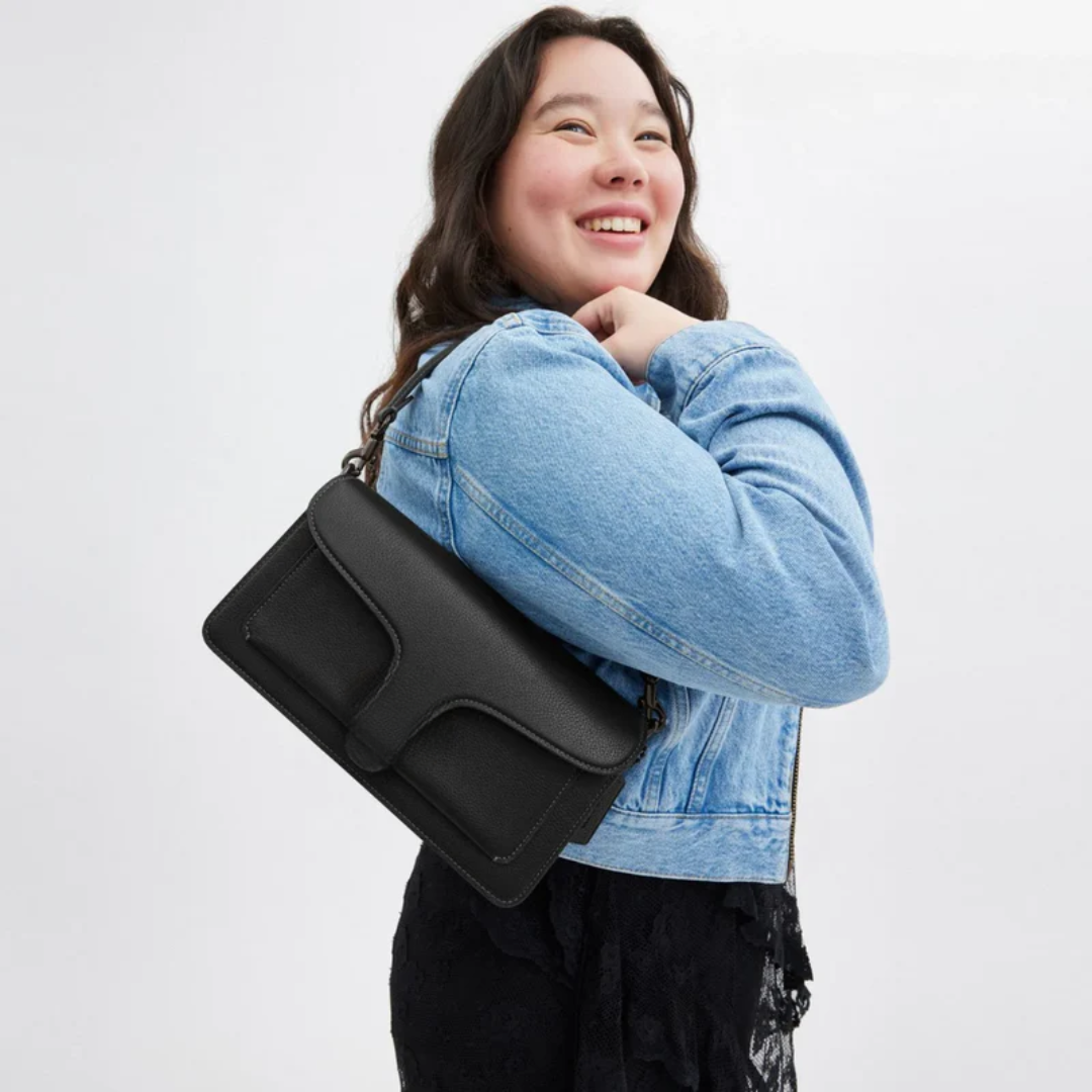 Kompakte Schultertasche