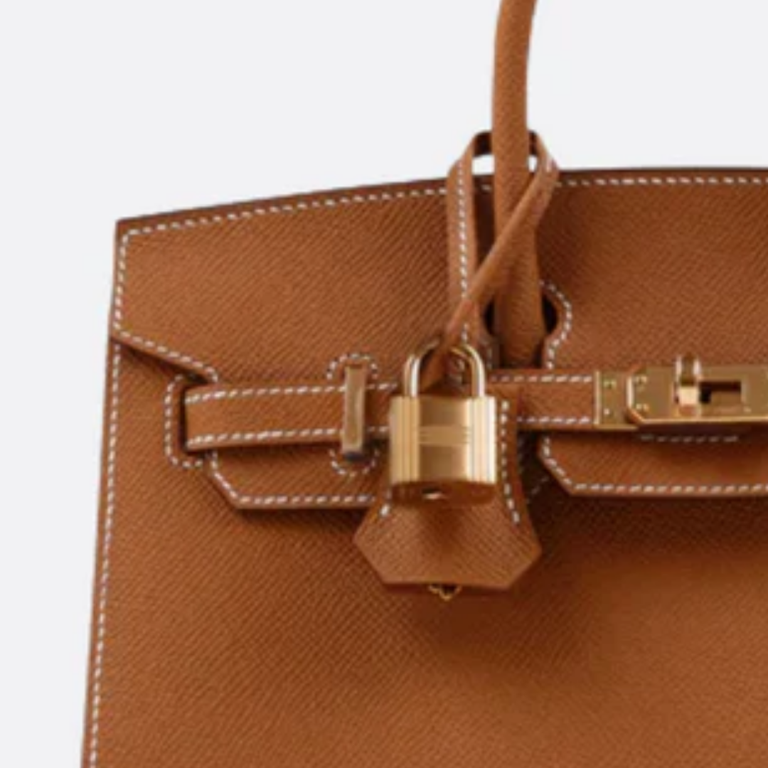 Klassische Lederhandtasche