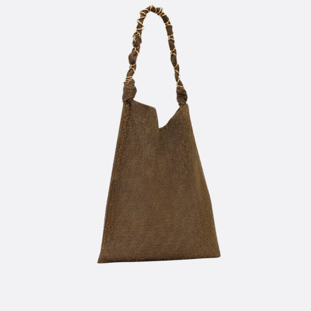 Tote-Bag mit Jacquard-Muster